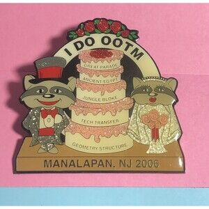 2006 Manalapan NJ - I Do OOTM- Odyssey Of The Mind Wedding Cake w/Omer &Mrs Pin